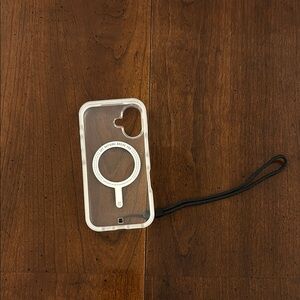 Brand New IPhone 16 Bodyguardz Clear Protective Phone Case with Strap